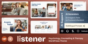 Listener - Psychology, Counseling & Therapy WordPress Theme