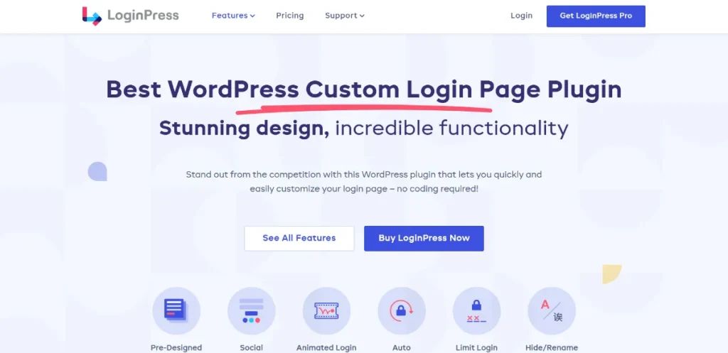 LoginPress – Social Login
