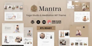 Mantra - Yoga Fitness WordPress Theme