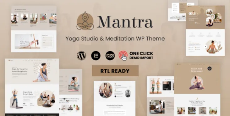 Mantra - Yoga Fitness WordPress Theme