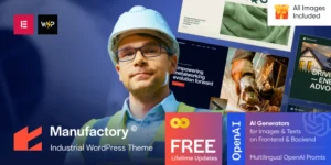 Manufactory - Industrial WordPress Theme