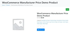 Manufacturer Price