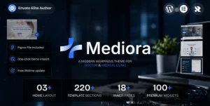 Mediora - Doctor & Medical Clinic Elementor WordPress Theme