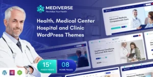 Mediverse - Health Medical Clinic WordPress Theme