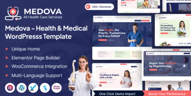 Medova – Health & Medical WordPress Theme