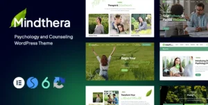 Mindthera - Psychology and Counseling WordPress Theme