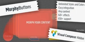Morphy Buttons Plugin for WordPress & Visual Composer