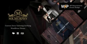 Mr. Murphy - Dress Making & Tailor WordPress Theme