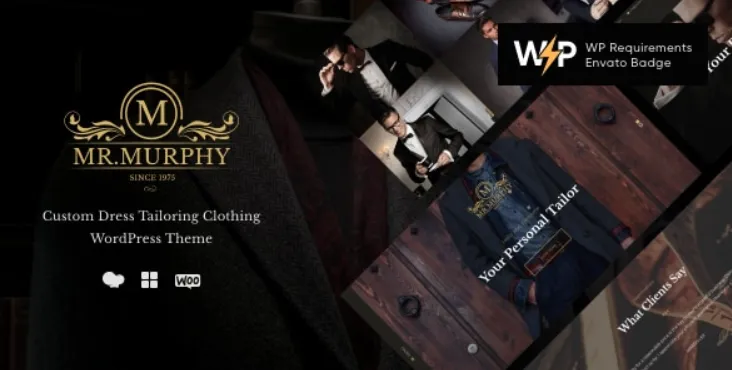 Mr. Murphy - Dress Making & Tailor WordPress Theme
