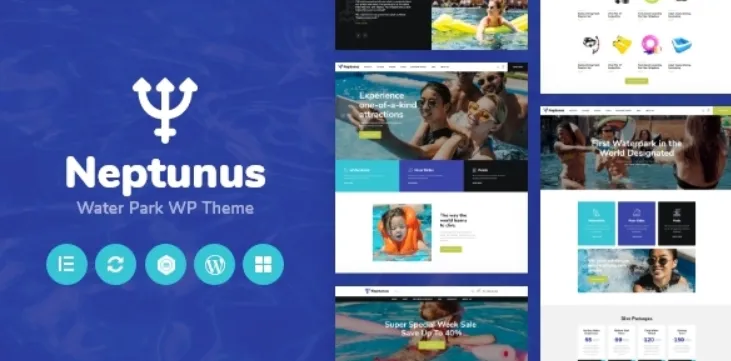 Neptunus - Water & Amusement Park WordPress Theme