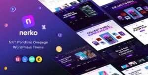 Nerko - NFT Portfolio WordPress Theme