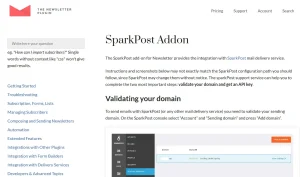Newsletter – SparkPost