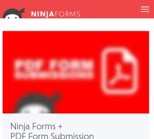 Ninja Forms – PDF Form Submissions
