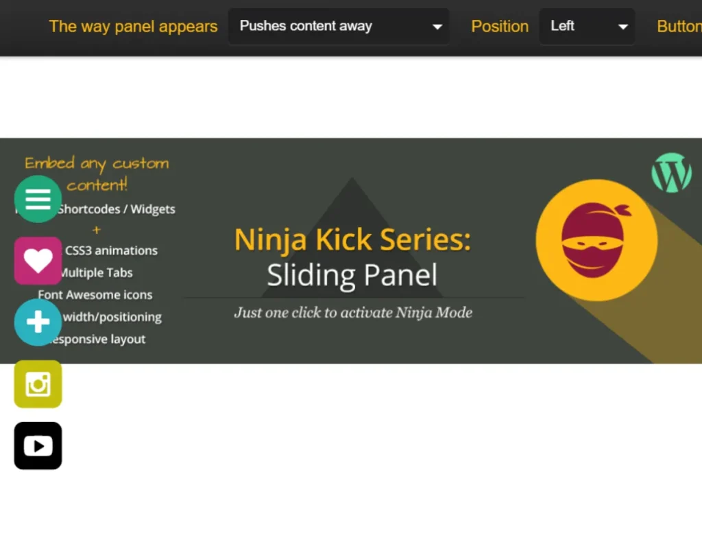 Ninja Kick: Sliding Panel