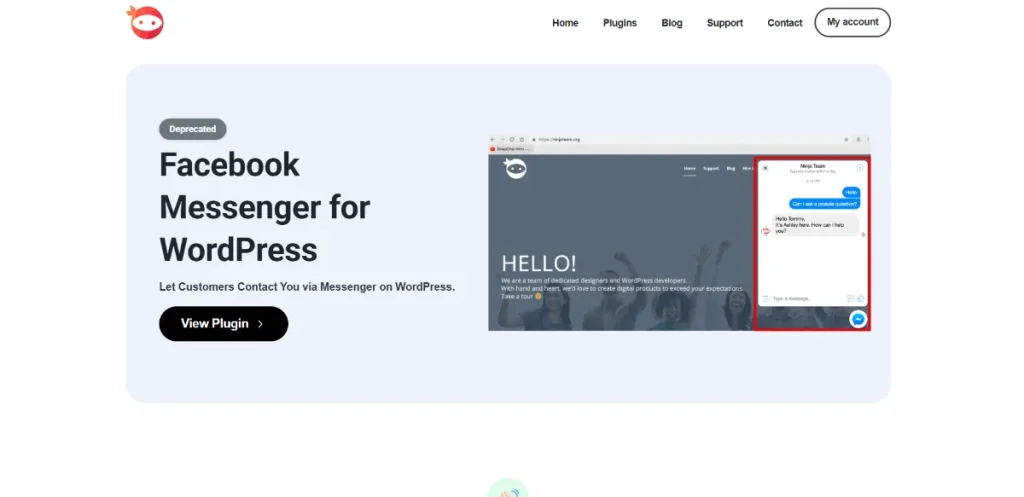 NinjaTeam Facebook Messenger