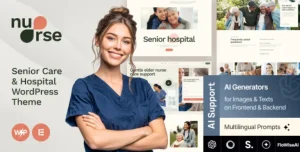 Nurse - Senior Care & Hospital WordPress Theme