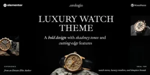 Orologio – Luxury Watch Store WordPress Theme