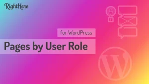 Pages by User Role for WordPress