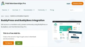 Paid Memberships Pro – BuddyPress & BuddyBoss Add On