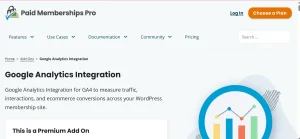 Paid Memberships Pro – Google Analytics Integration