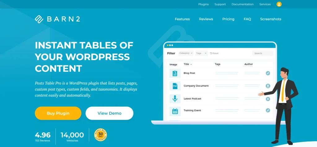 Posts Table Pro