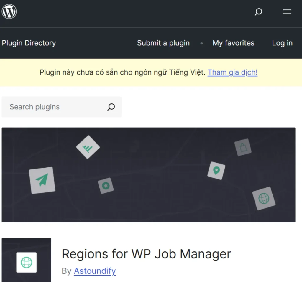 Regions for WP Job Manager