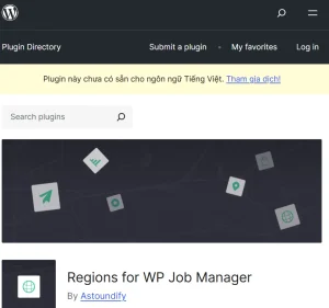 Regions for WP Job Manager