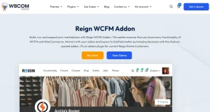 Reign WCFM Addon