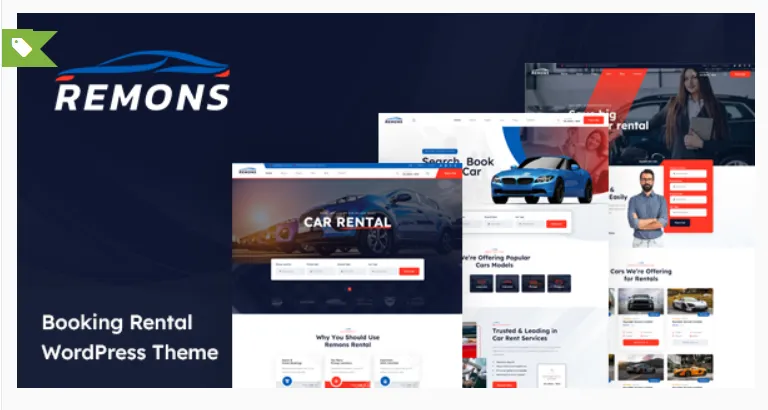 Remons - Booking Rental Theme WordPress