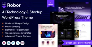 Robor – AI and Automation Integration WordPress Theme