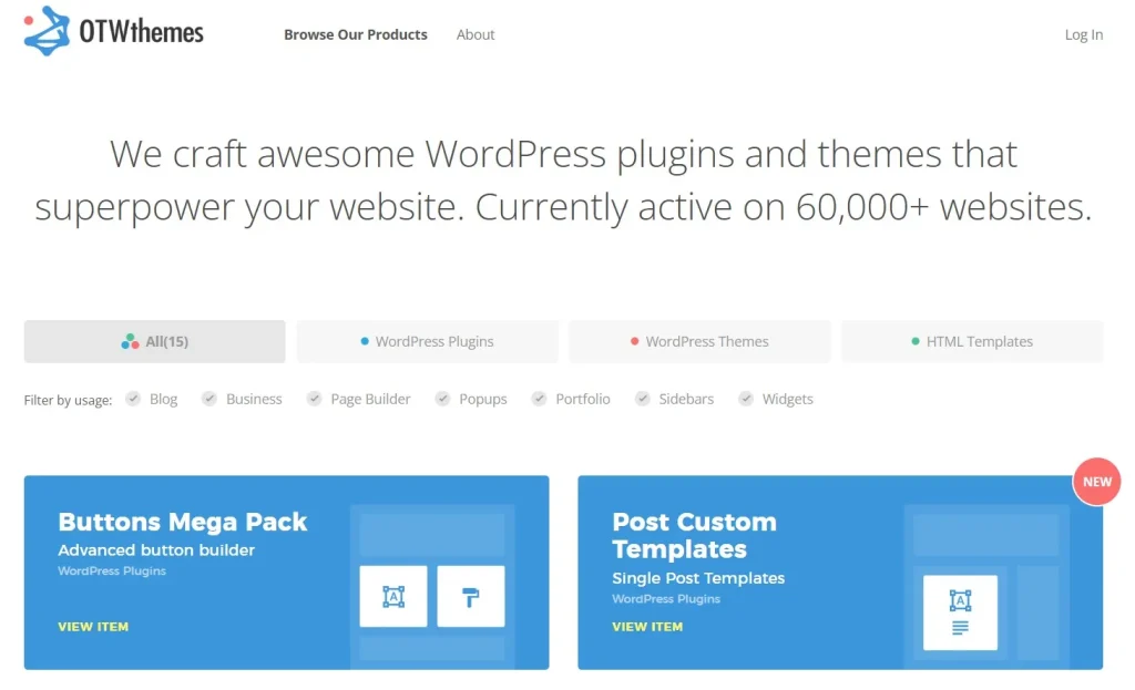Sidebar & Widget Manager