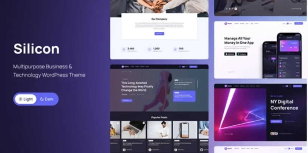Silicon - Multipurpose Technology WordPress Theme