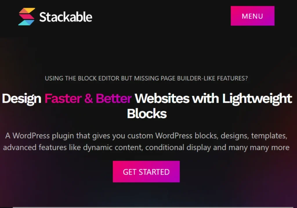 Stackable – Gutenberg Blocks (Premium)