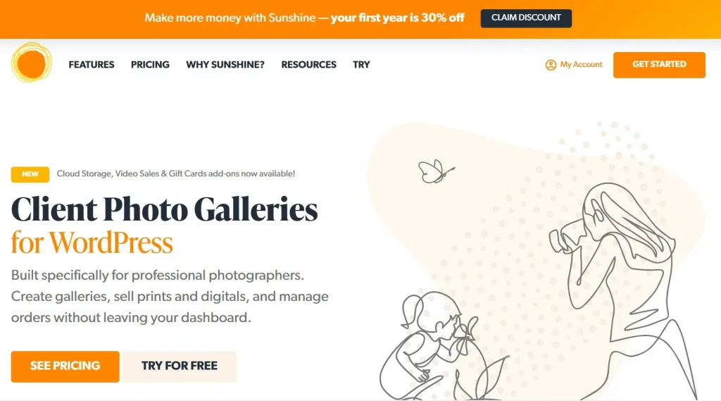 Sunshine Photo Cart – Product Options