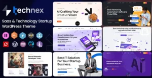 Technex - Elementor Technology & Software WordPress Theme