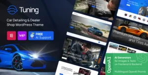Tuning - Car Detailing & Auto Spa WordPress theme