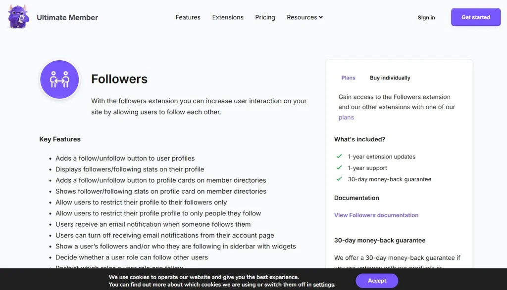 Ultimate Member – Followers