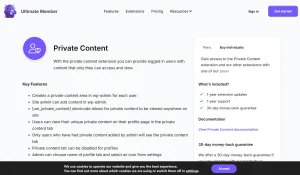 Ultimate Member – Private Content