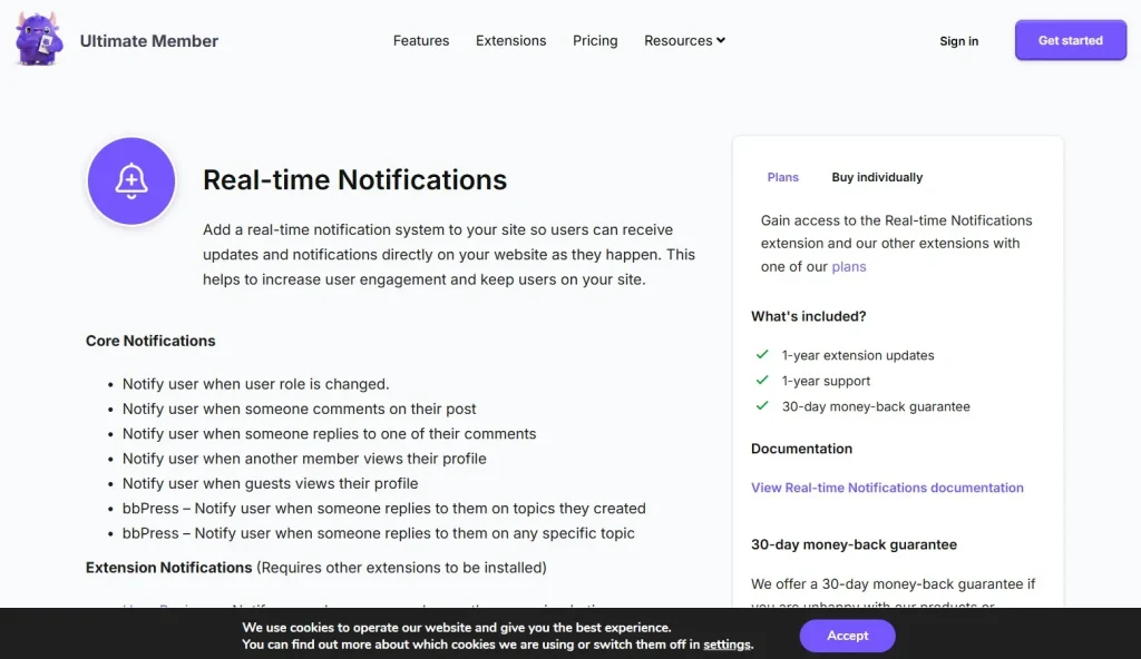 Ultimate Member – Real-time Notifications