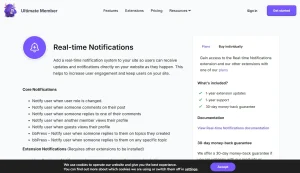 Ultimate Member – Real-time Notifications