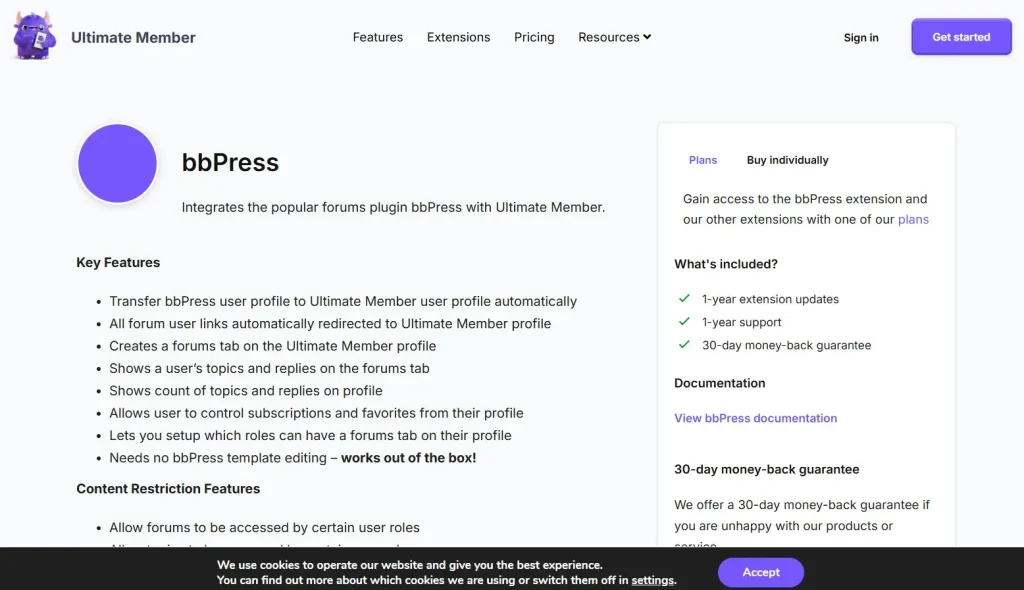 Ultimate Member – bbPress
