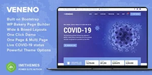 Veneno - Coronavirus Information WordPress Theme