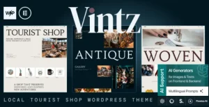Vintz - Local Tourist Antique Shop WordPress Theme