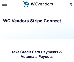 WC Vendors Stripe Connect