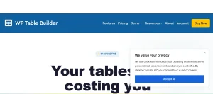 WP Table Builder Pro