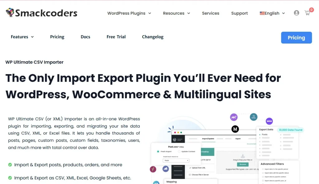 WP Ultimate CSV Importer – Custom Fields Import