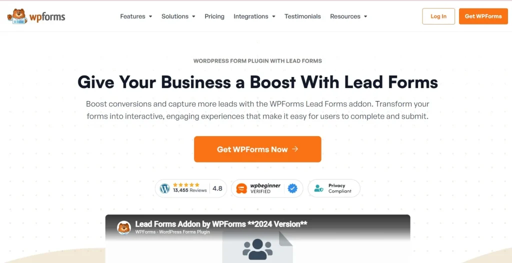 WPForms Lead Forms