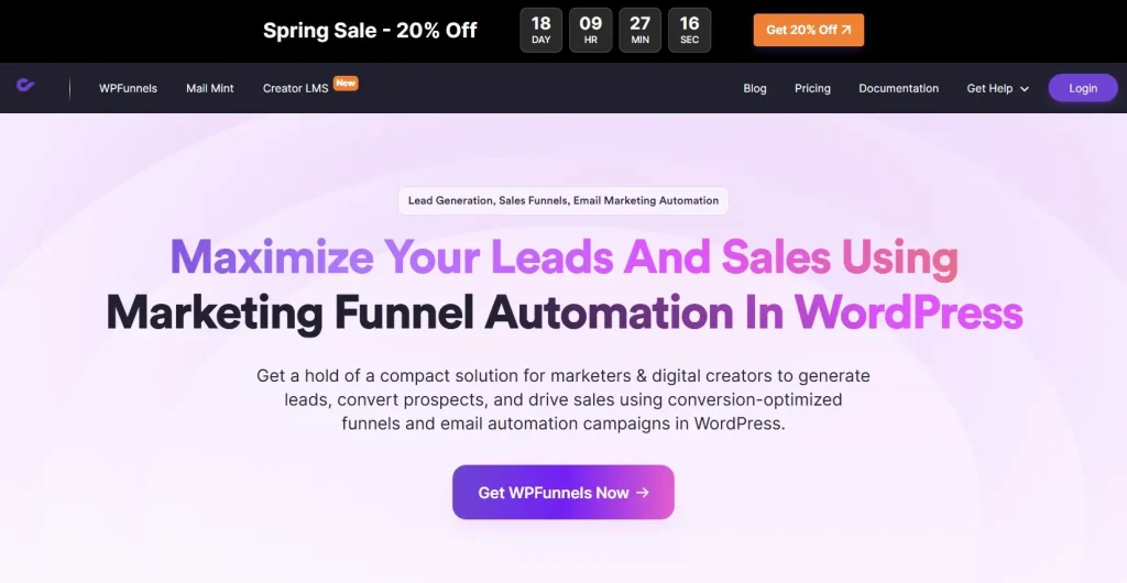 WPFunnels Pro – LMS Funnel