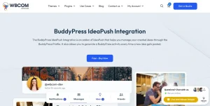 Wbcom Designs – BuddyPress Ideapush Integration