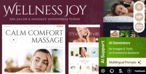 Wellness Joy - Spa Salon & Massage WordPress Theme